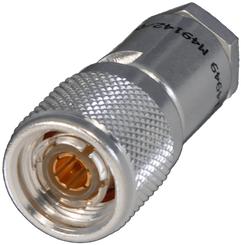 Cinch Connectivity Solutions-M49142/08-0006 RF-Steckverbinder Conn TRT 0Hz to 0.5GHz Crimp ST Cable Mount PL Gold