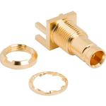 Conn 1.0/2.3 0Hz to 3GHz 75Ohm Solder ST Edge Mount RCP Gold Bag