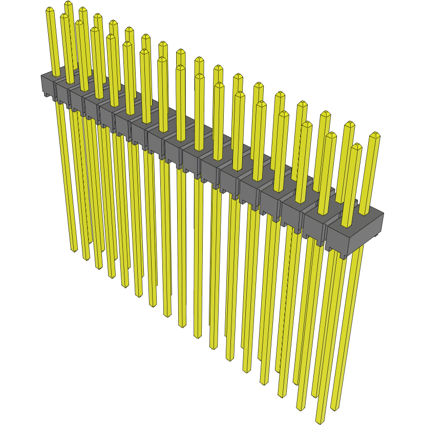 Samtec-TSW-117-29-G-D Piastre connettori e prese PCB Conn Unshrouded Header HDR 34 POS 2.54mm Solder ST Top Entry Thru-Hole Bulk