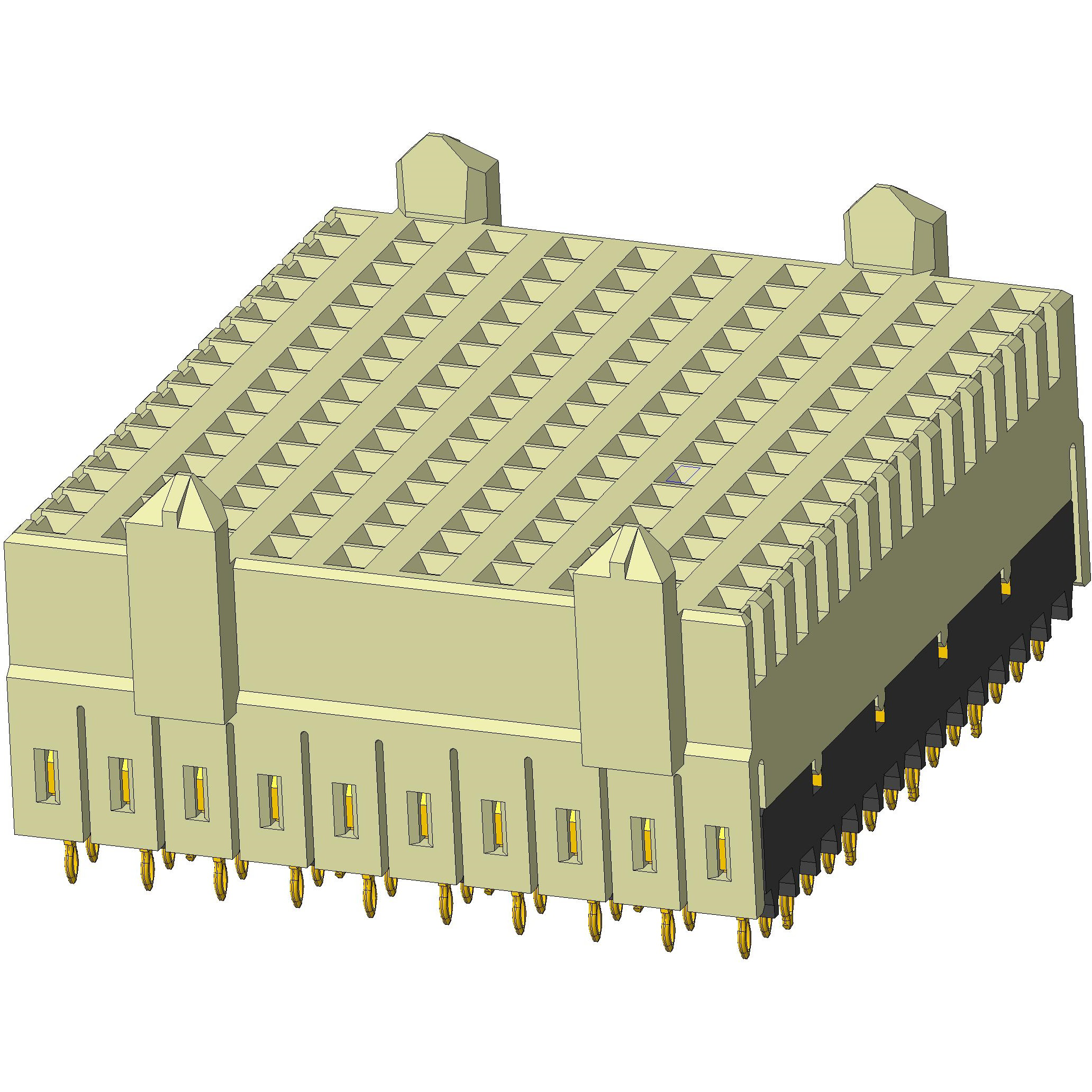 Amphenol Communications Solutions-10127982-102LF Steckverbinder, Mutterplatine 5PVR 10I 2MM SPF GXT