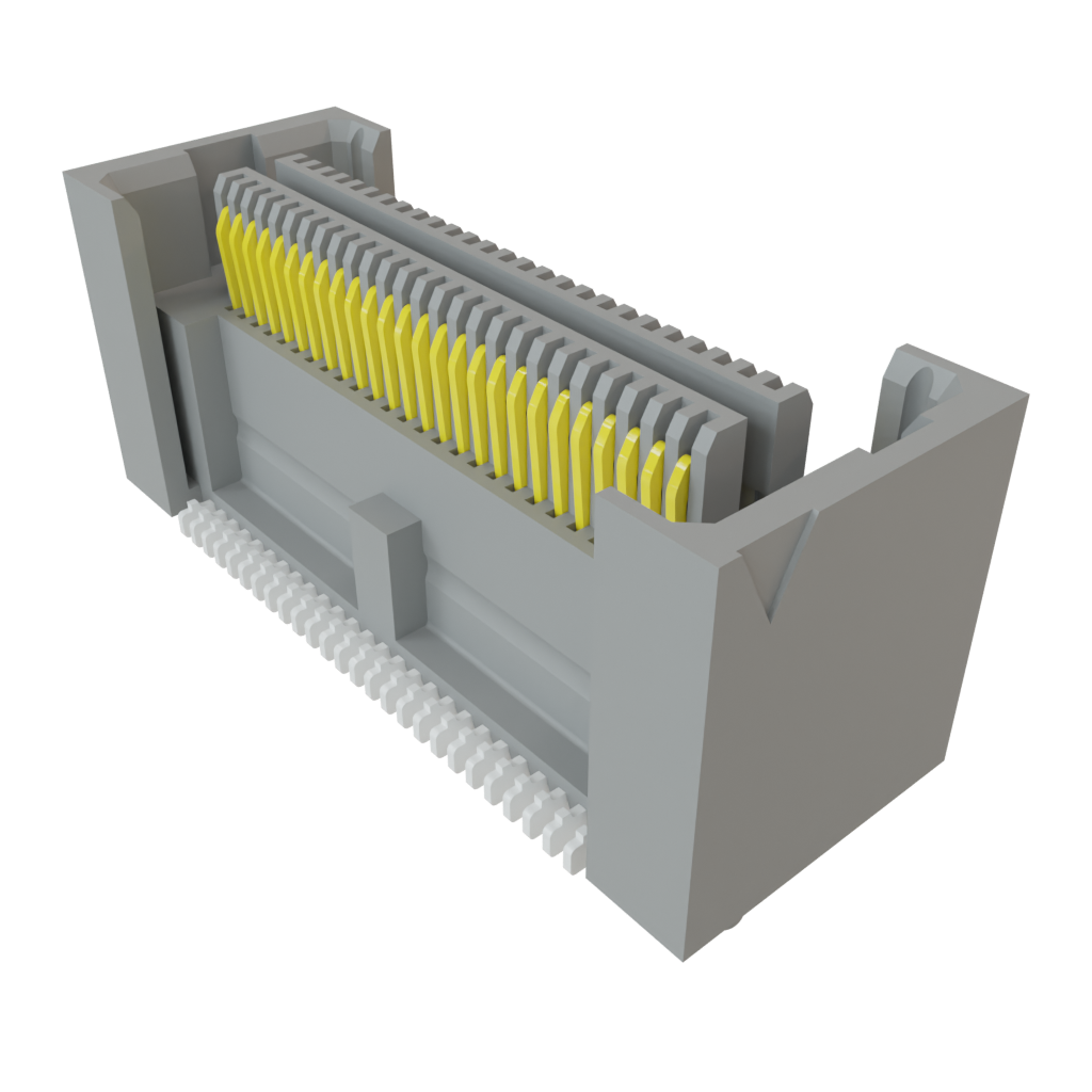 Samtec-QFS-026-06.25-S-D-A 连接器插头及 PCB 插座 Conn Micro High Speed Socket Strip SKT 52 POS 0.635mm Solder ST Top Entry SMD Q2™ Tray