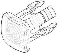 VCC (Visual Communications Company, LLC)-SMQ_250_GTP Optical Lenses Square Optical Lens Green Polycarbonate