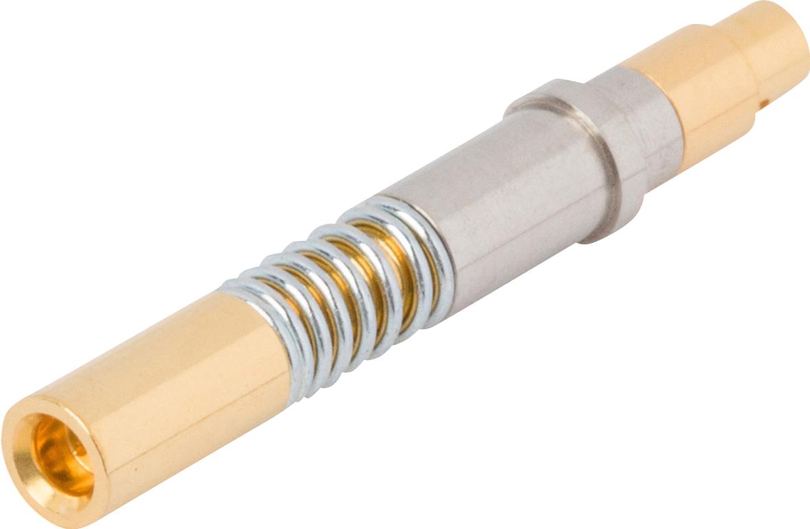 Amphenol SV Microwave-SF9911-60001 Connector RF Conn SMP 0Hz to 65GHz 50Ohm ST Cable Mount F Gold Over Nickel Tray