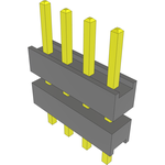 Conn Board Stacker HDR 4 POS 2.54mm Solder ST Top Entry Thru-Hole Bulk