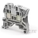 TE Connectivity-1SNK508010R0000 Blocs de raccordement de terminaux Conn Feed-Through Terminal Block 2 POS Screw DIN Rail 42A/Contact Box