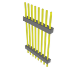 Conn Board Stacker HDR 8 POS 2.54mm Solder ST Top Entry Thru-Hole Bulk