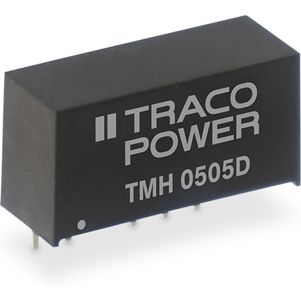 TRACO Electronic AG-TMH 2412S Convertidor de CC a CC y módulo del regulador de conmutación Module DC-DC 24VIN 1-OUT 12V 0.165A 2W 4-Pin SIP