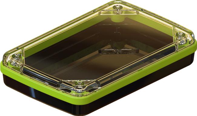 Serpac Electronic Enclosures-CX63D-CLBK-A-NG Cajas, compartimentos y anaqueles Black Polycarbonate Waterproof Pocket Enclosure with Neon Green Seal	 <h4><strong>CALIFORNIA&nbsp;PROPOSITION</strong> ⚠️<strong>65&nbsp;WARNING</strong>⚠️</h4>