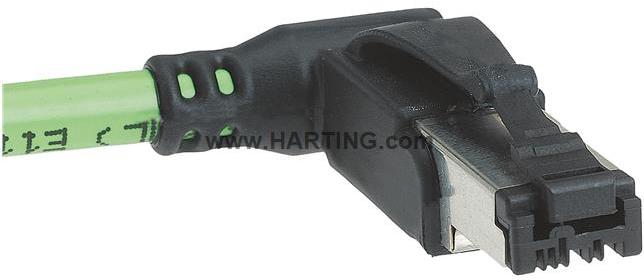 HARTING-09470500012 Andere Kabelbaugruppen Cable Assembly Round Copper Cable 10m 22AWG RJ-45 4 POS M Crimp