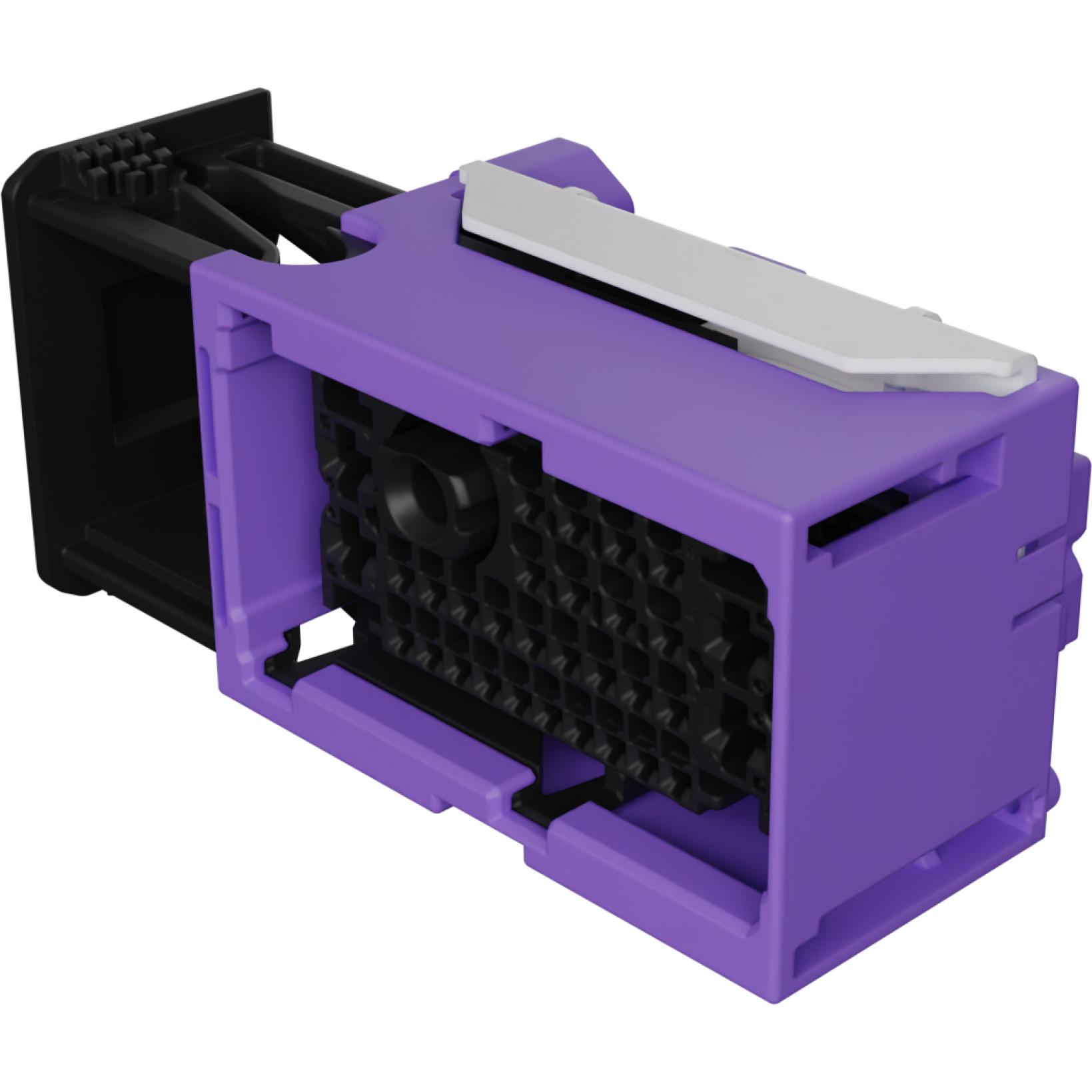 Molex-2159580328 Custodia filo connettore dedicato Conn Housing RCP 32 POS 2.5mm/2.75mm/3.5mm Crimp ST Cable Mount Purple MX-DaSH Carton