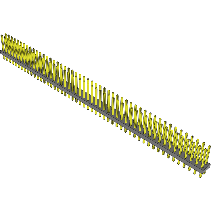 Samtec-MTMM-150-07-L-D-290 Steckverbinderleisten und Leiterplattenbuchsen Conn Unshrouded Header HDR 100 POS 2mm Solder ST Top Entry Thru-Hole Bulk