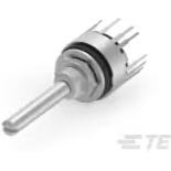 TE Connectivity-MRJE3404 Switch Rotary Switch Rotary N.O./N.C. 3P4T 4 Long Thin Knob PC Pins 20VAC 20VDC 0.4VA