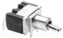 NIDEC Copal Electronics-8G1014-Z Switch Toggle Switch Toggle ON ON SPDT Short Toggle PC Pins 6A 250VAC Thru-Hole