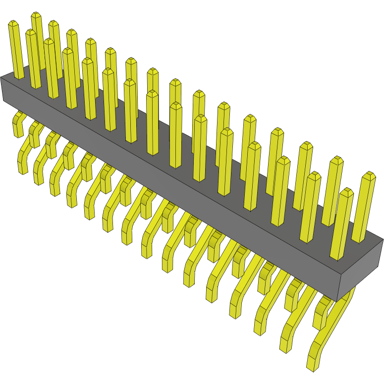 Samtec-MMT-115-02-L-DH null Conn Unshrouded Header HDR 30 POS 2mm Solder RA Side Entry SMD Tube