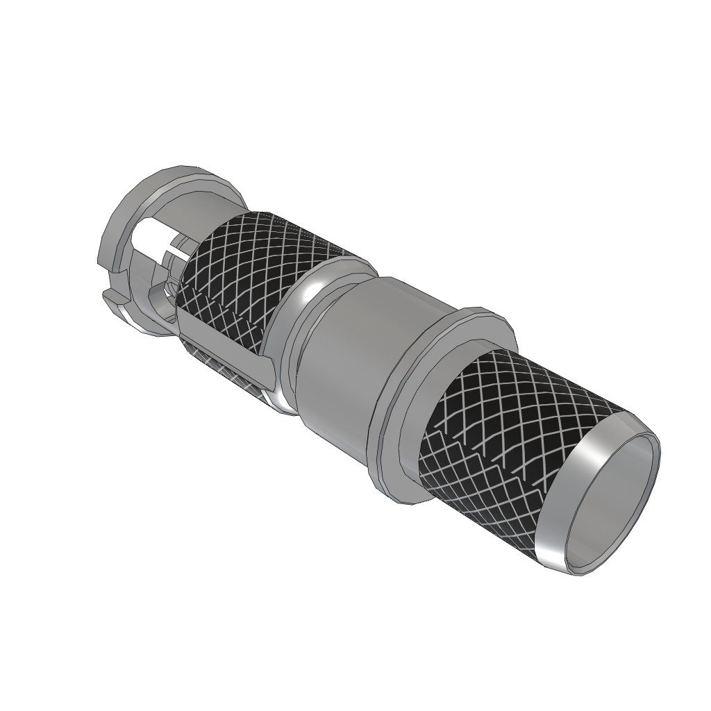 Samtec-HDBNC-P-C-GN-ST-CA6 Connector RF Conn HD-BNC 75Ohm ST Cable Mount PL Gold Over Nickel Bulk