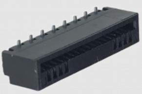 Amphenol Communications Solutions-HFW6S-2STE1HLF Conector FFC-FPC 1.00mm Flex Connector, HFW Straight series, 6 Position, Top Entry Surface Mount, Tin plating, Non-ZIF, Halogen-free