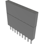 Conn Elevated Socket SKT 9 POS 2.54mm Solder ST Top Entry Thru-Hole Tube