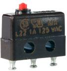 Honeywell-3SX1-T Switch Snap Action Switch Snap Action N.O./N.C. SPDT Pin Plunger 1A 125VAC 28VDC 1.39N Screw Mount Solder