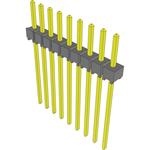 Conn Unshrouded Header HDR 9 POS 2.54mm Solder ST Top Entry Thru-Hole Bulk