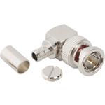 Conn BNC 0Hz to 4GHz 75Ohm Crimp RA Cable Mount PL Gold