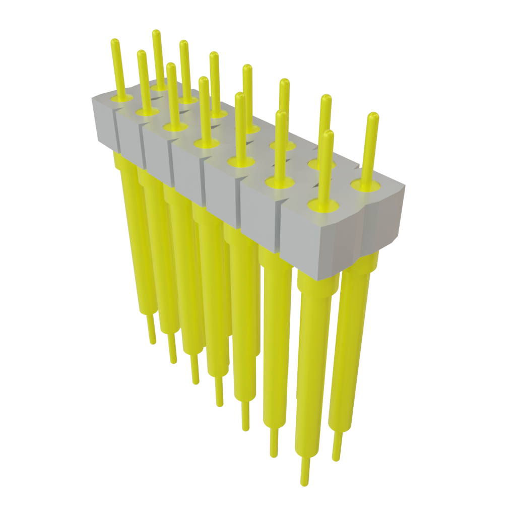 Samtec-BBD-107-G-C 连接器插头及 PCB 插座 Conn Unshrouded Header HDR 14 POS 2.54mm Solder ST Top Entry Thru-Hole Tube