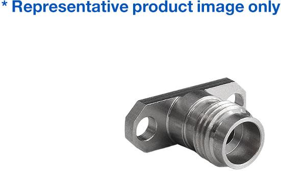 Bulgin Limited-RFSSMAA2JCCAFEC Connector RF SSMA Series Pin With Extended, 2 Hole Flange