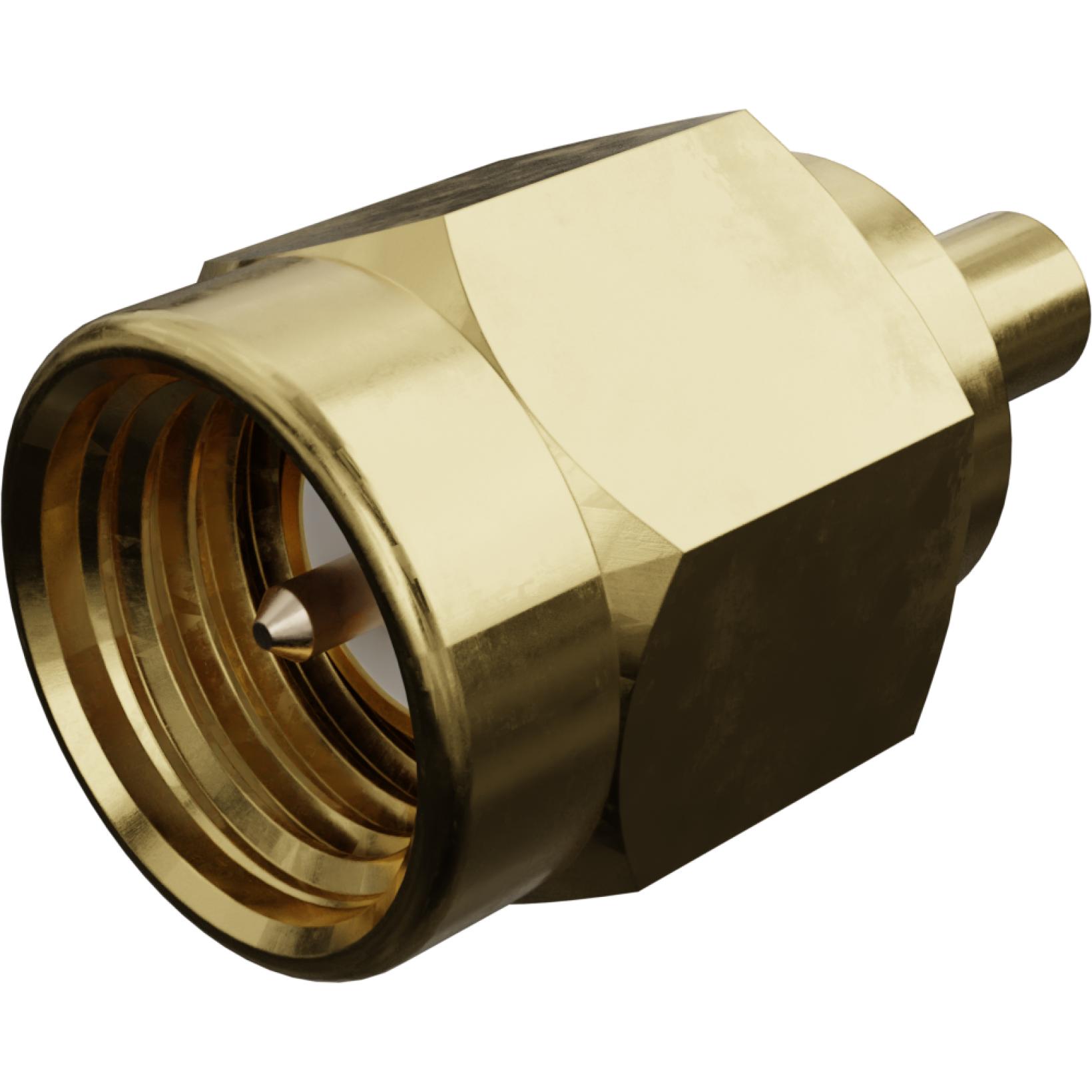 Molex-733860840 RF-Steckverbinder Conn SSMCX Adapter 0Hz to 6GHz 50Ohm ST RCP/PL Gold Tray