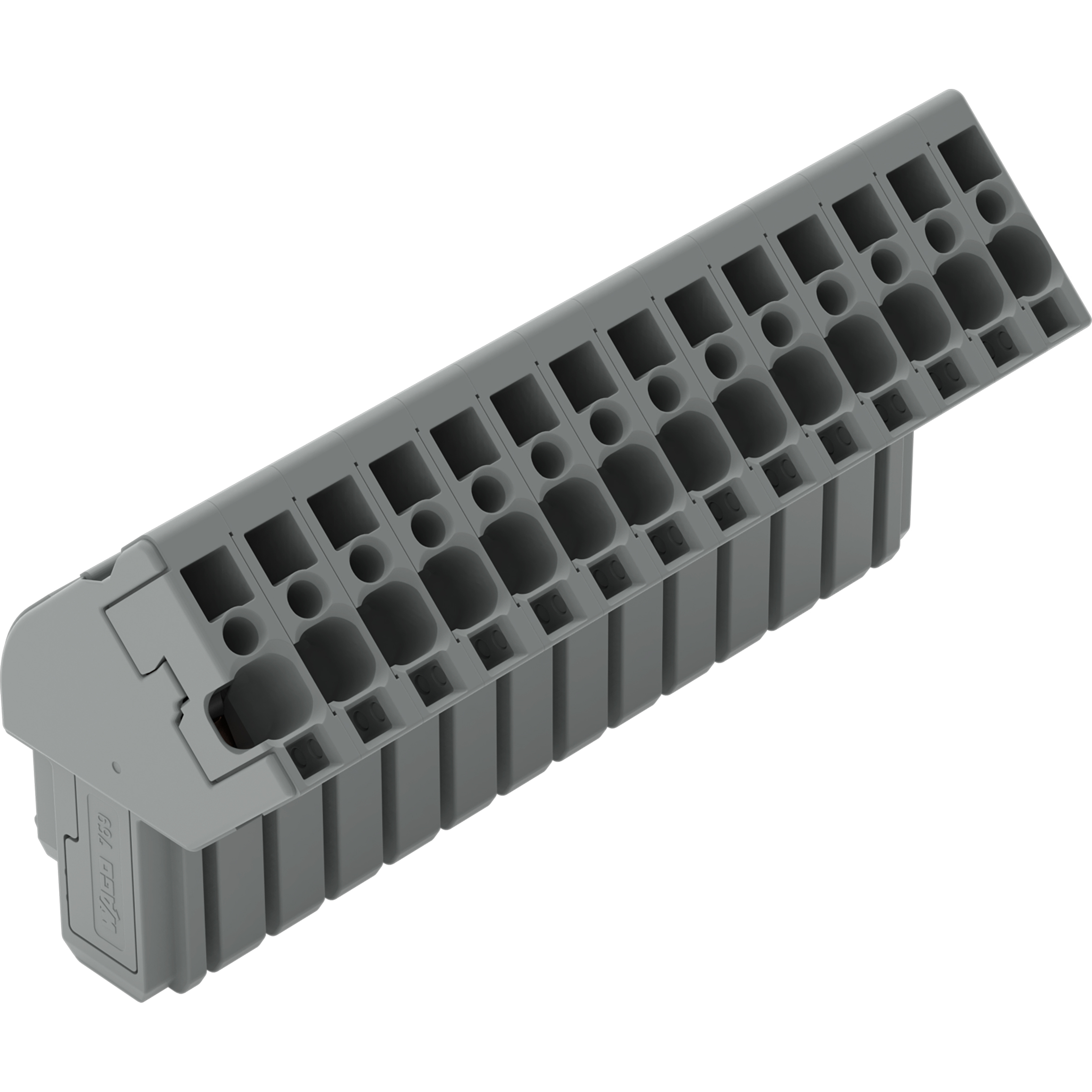 WAGO-769-114/022-000 Connector Terminal Blocks 1-Conductor Female Plug, Angled, 4 mm2, 14-Pole