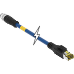 Cable Assembly Shielded PUR 10m 26AWG M12 Circular to RJ-45 8 to 8 POS M-M Micro-Change (M12) Cat6A