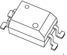 Toshiba-TLP241BF(F Halbleiterrelais Relay SSR 25mA 1.8V DC-IN 100V AC/DC-OUT 4-Pin DIP Magazine