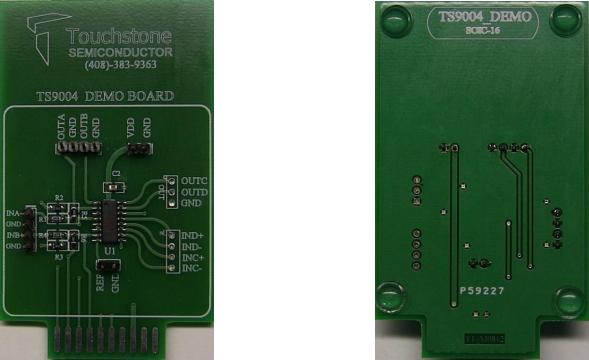 Silicon Labs-TS9004DB Entwicklungssätze und Werkzeuge TS9004 Comparator Demonstration Board