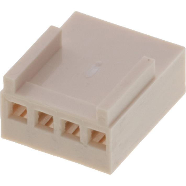 Molex-5051-04 Connector Discrete Wire Housing Conn Housing RCP 4 POS 2.5mm Crimp ST Cable Mount Natural KK® Bag