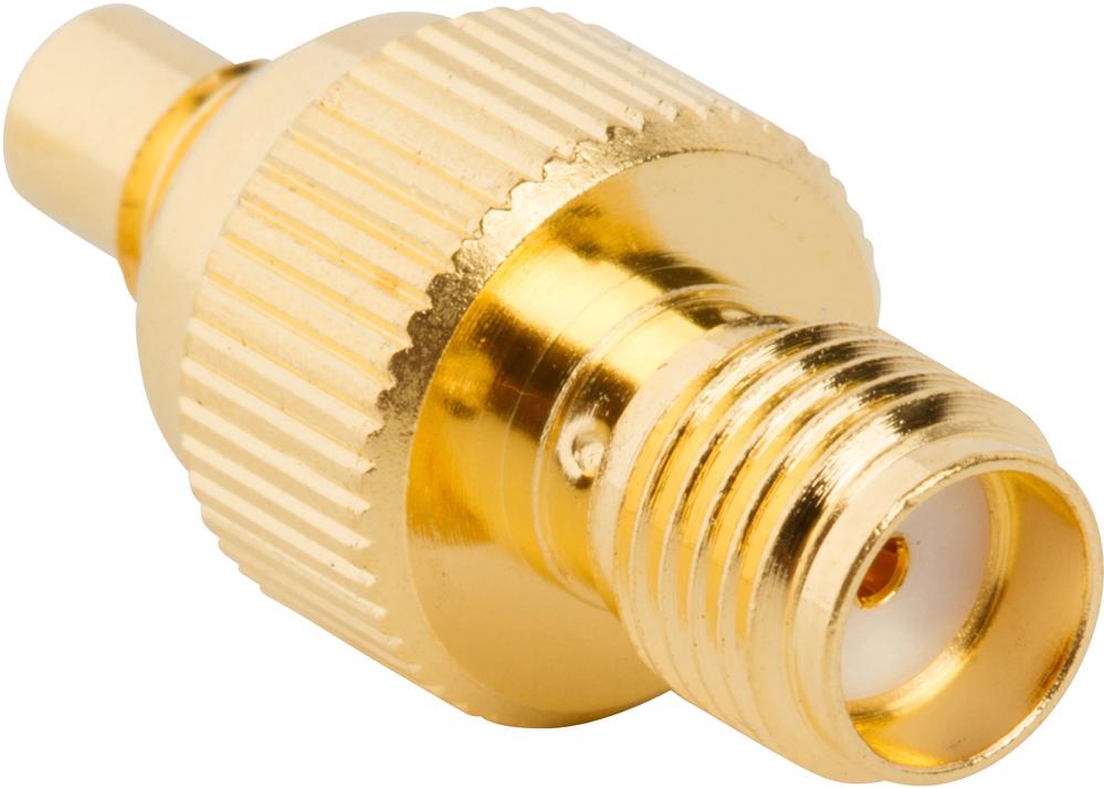 Amphenol RF-242176 Raccordement FR Conn SMA-SMC Adapter 0Hz to 10GHz 50Ohm ST RCP/RCP Gold
