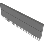 Conn Elevated Socket SKT 26 POS 2.54mm Solder ST Top Entry Thru-Hole Tube