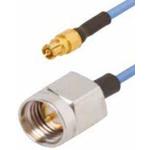 Low Loss, Highly Flexible, Foam Core Micro Coaxial Cable With Coaxial Conn On Both Ends