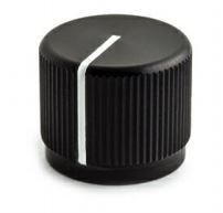 Kilo International-JD-63-4-6 Control Knobs Control Knob, Knurl/Round Black Line