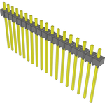 Conn Unshrouded Header HDR 18 POS 2.54mm Solder ST Top Entry Thru-Hole Bulk