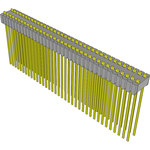 Conn Unshrouded Header HDR 72 POS 1.27mm Solder ST Top Entry Thru-Hole Tube