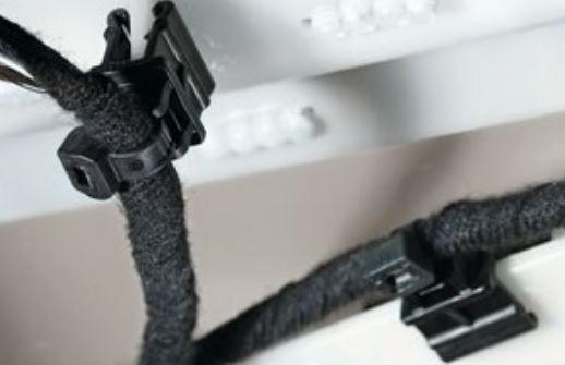 HellermannTyton-156-00540 扎线带 Cable Ties, Fixing Polyamide 6/6 Black 45mm 225N Bag