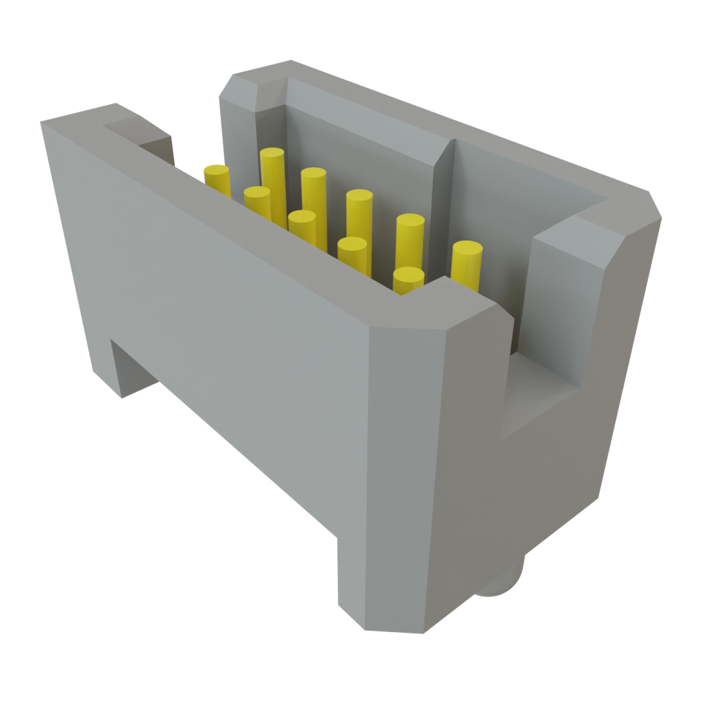 Samtec-TFM-105-01-S-D-A Connector Headers and PCB Receptacles Conn Shrouded Header (4 Sides) HDR 10 POS 1.27mm Solder ST Top Entry Thru-Hole TIGER EYE™ Tube