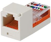 Panduit-CJ588IWY Telecomunicaciones y teléfono del conector Conn RJ-45 F 8 POS IDT ST Cable Mount 8 Terminal 1 Port Cat 5e