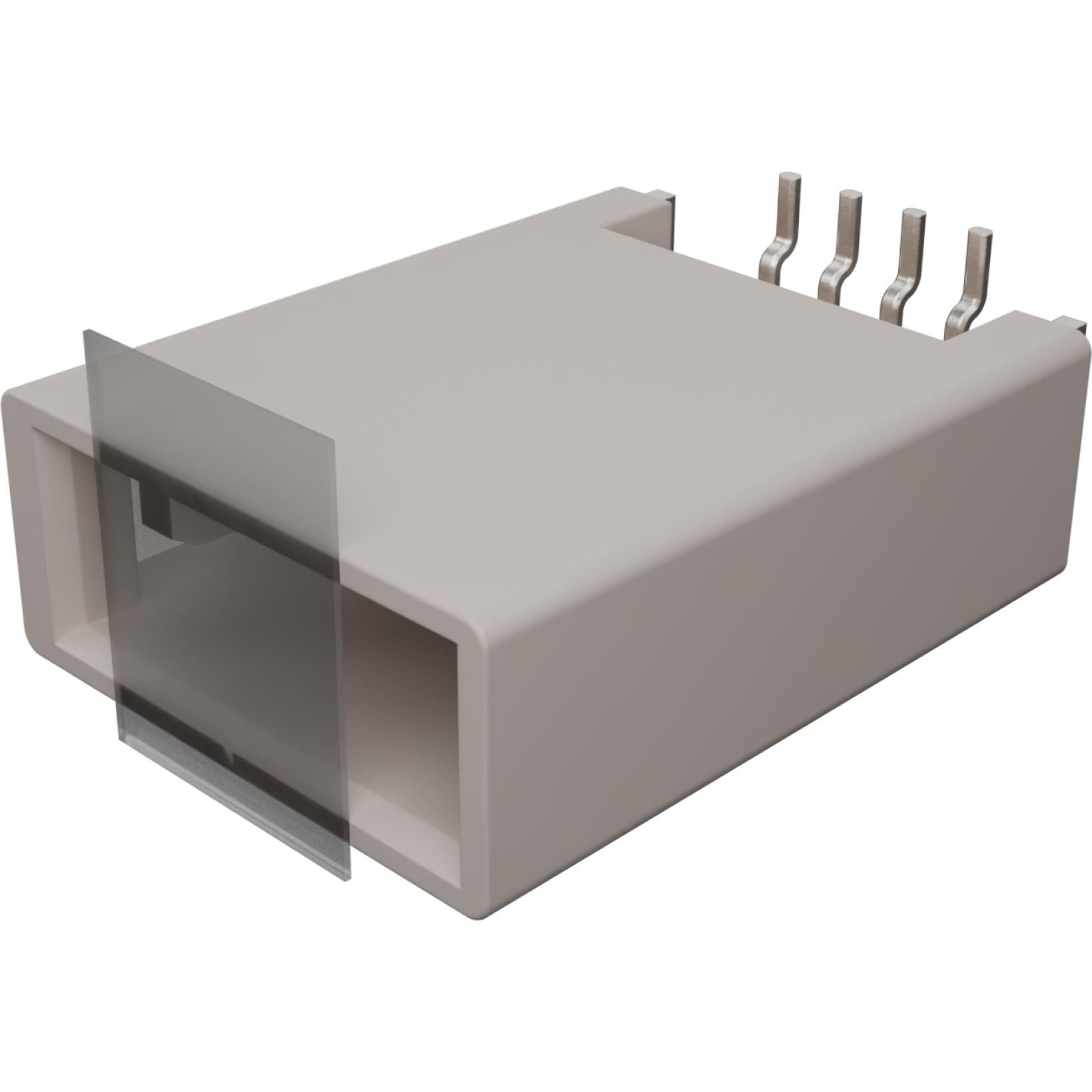 Molex-2080353042 Connector Headers and PCB Receptacles Conn Shrouded Header (4 Sides) HDR 4 POS 1.8mm Solder ST Top Entry SMD T/R