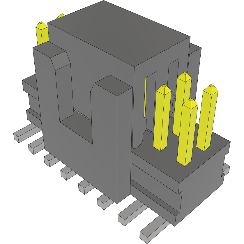 Samtec-FTSH-108-01-F-DV-K-P Steckverbinderleisten und Leiterplattenbuchsen Conn Unshrouded Header HDR 16 POS 1.27mm Solder ST Top Entry SMD TIGER CLAW™ Tube