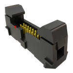 Conn Ejector Header HDR 16 POS 1.27mm Solder ST Top Entry Thru-Hole Tube