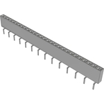 Conn Socket Strip SKT 28 POS 2.54mm Solder ST Top Entry Thru-Hole TIGER CLAW™ Tube