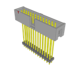 Conn Elevated Shrouded Header HDR 26 POS 2.54mm Solder ST Thru-Hole Bulk