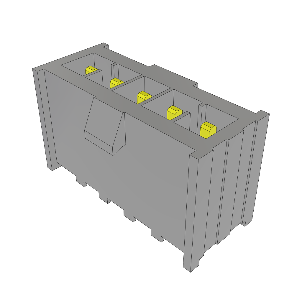 Samtec-IPL1-105-01-S-S-RA-K Connector Headers and PCB Receptacles Conn Wire to Board HDR 5 POS 2.54mm Solder RA Side Entry Thru-Hole Mini Mate® Tube