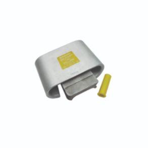 BURNDY-WCY51PB Raccordement de terminaux WEJTAP Connector Terminals Installed With Yellow Booster, .537-.750 Run, .324-.557 (Tap)