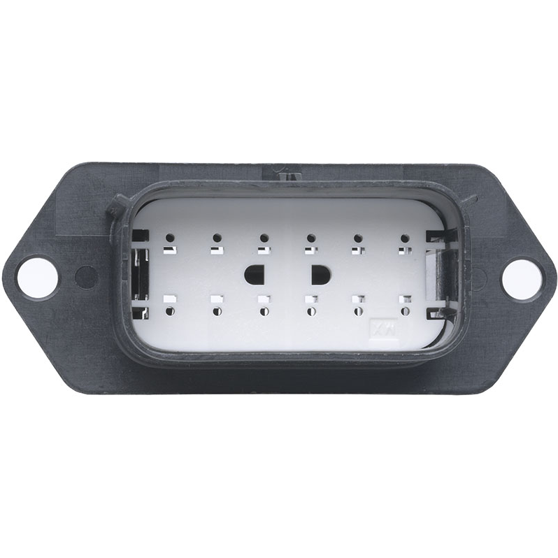 Molex-19429-0031 Einzeladersteckverbinder, Gehäuse Conn Housing PL 12Power POS 5.84mm Crimp ST Cable Mount Black MX150L™ Bag