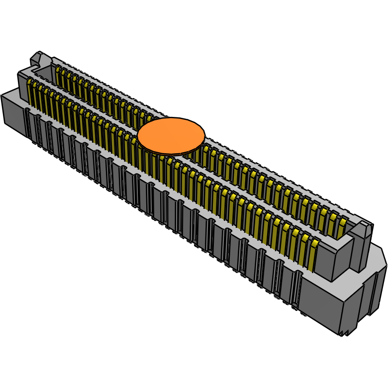 Samtec-ADM6-40-03.5-L-4-2-A-TR 连接器插头及 PCB 插座 Conn Open Pin Field Array HDR 160 POS 0.635mm Solder ST Top Entry SMD T/R